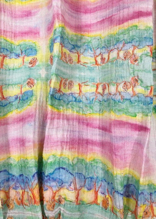 Kitty Reese Muslin Baby Blanket