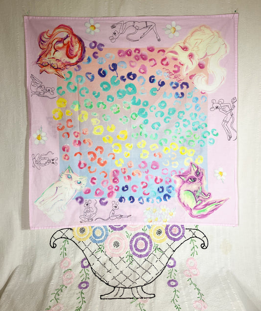 Ode to Lisa Frank Scarf