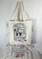 Unicorn Rabbit Meadow Tote
