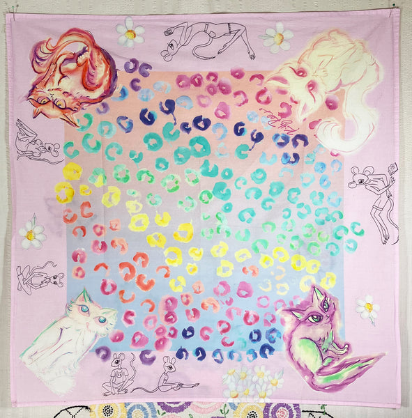 Ode to Lisa Frank Scarf